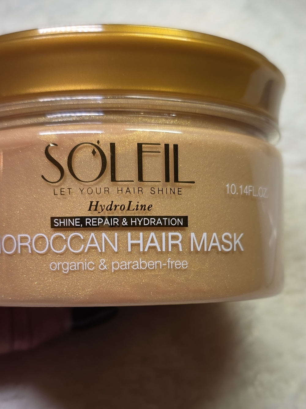 Soleil HydroLine Moroccan Hair Mask — Gold Nourishing Treatment